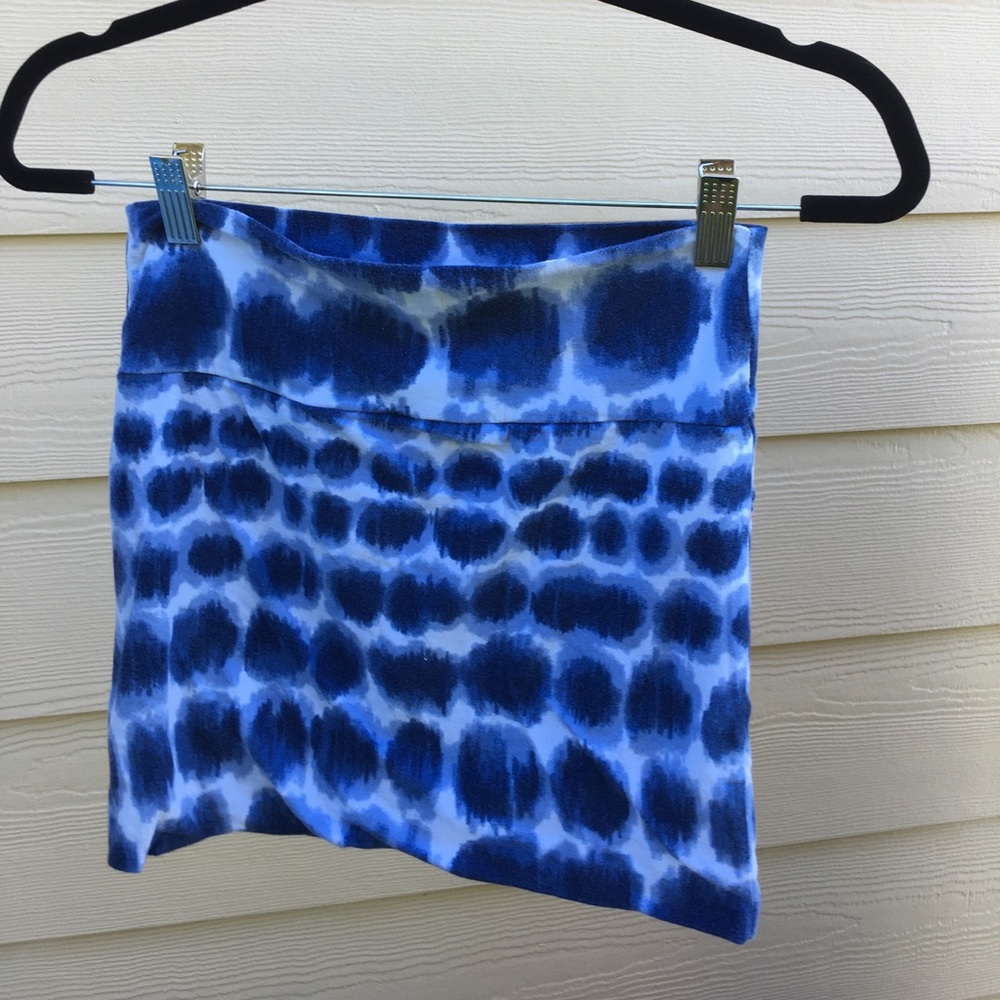 Tie-dye mini skirt